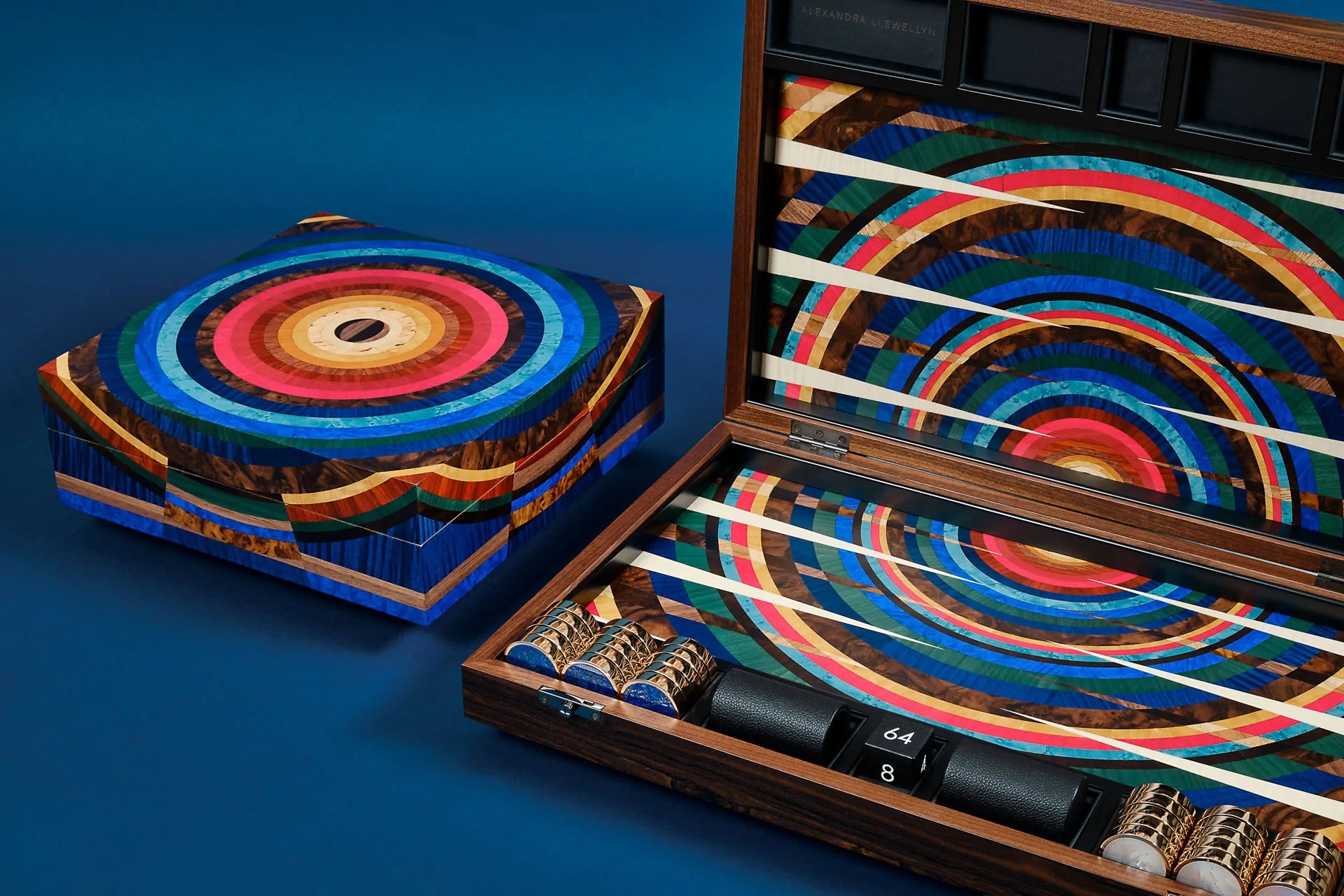 Bespoke Backgammon Sets - Game Art by Alexandra Llewellyn | LUXVIVENDI