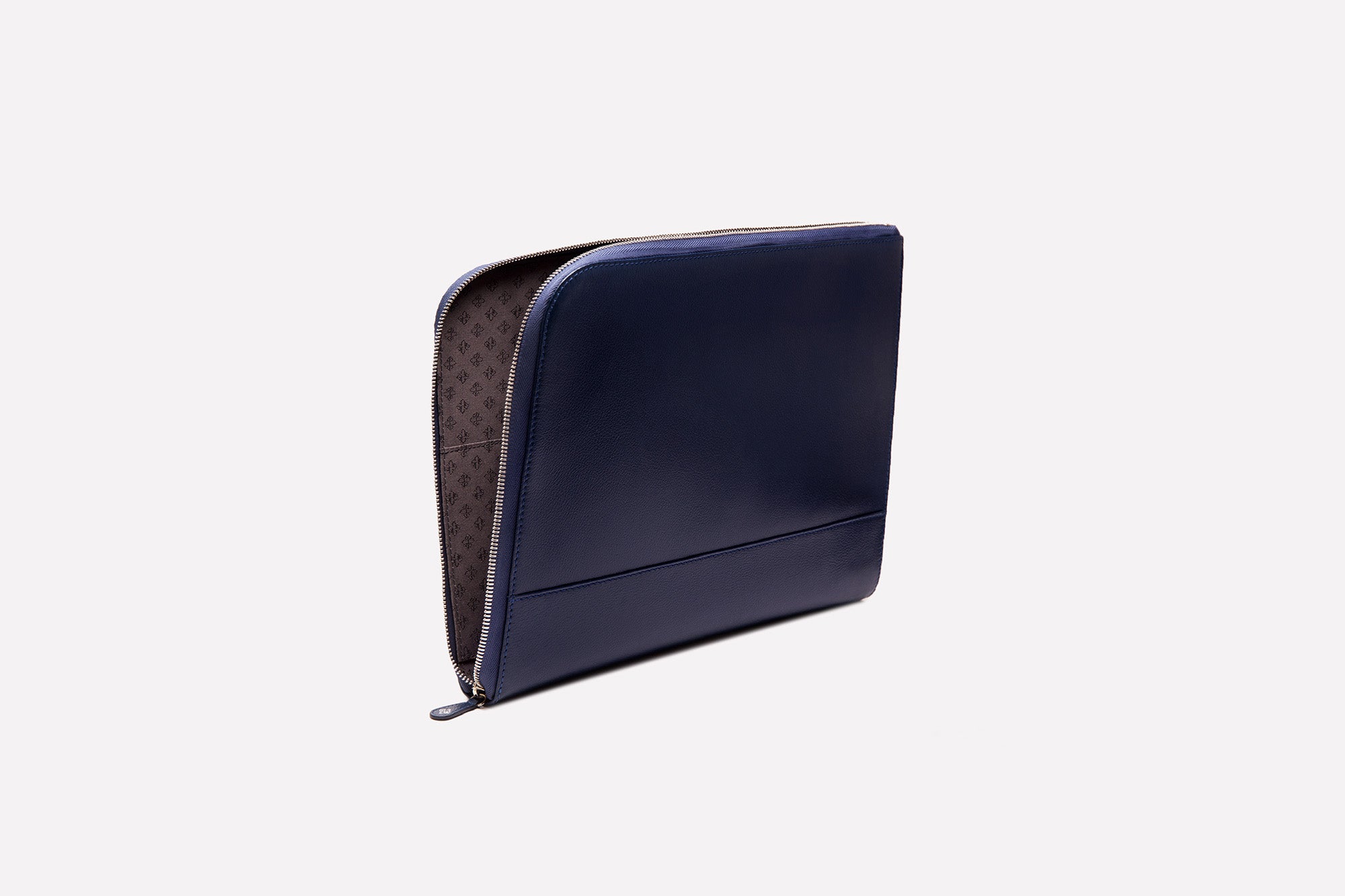 Capra Large Zip Portfolio-Ettinger-Luxvivendi #color_Ettinger-Marine Blue