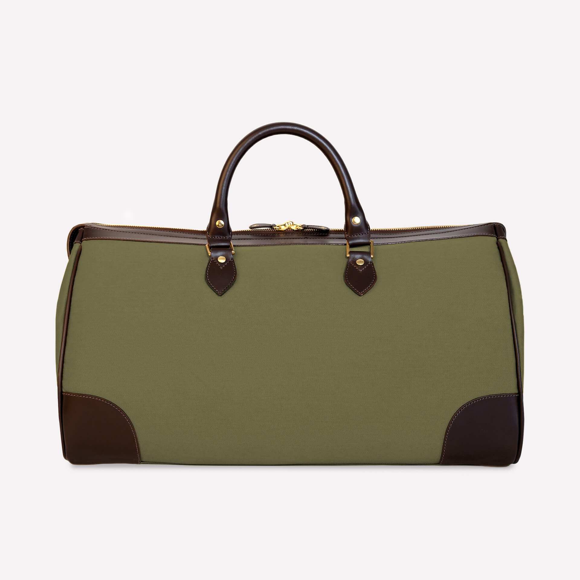 Pursuits Hurlingham Overnight Bag-Ettinger-Luxvivendi #color_Ettinger-Olive/Havana