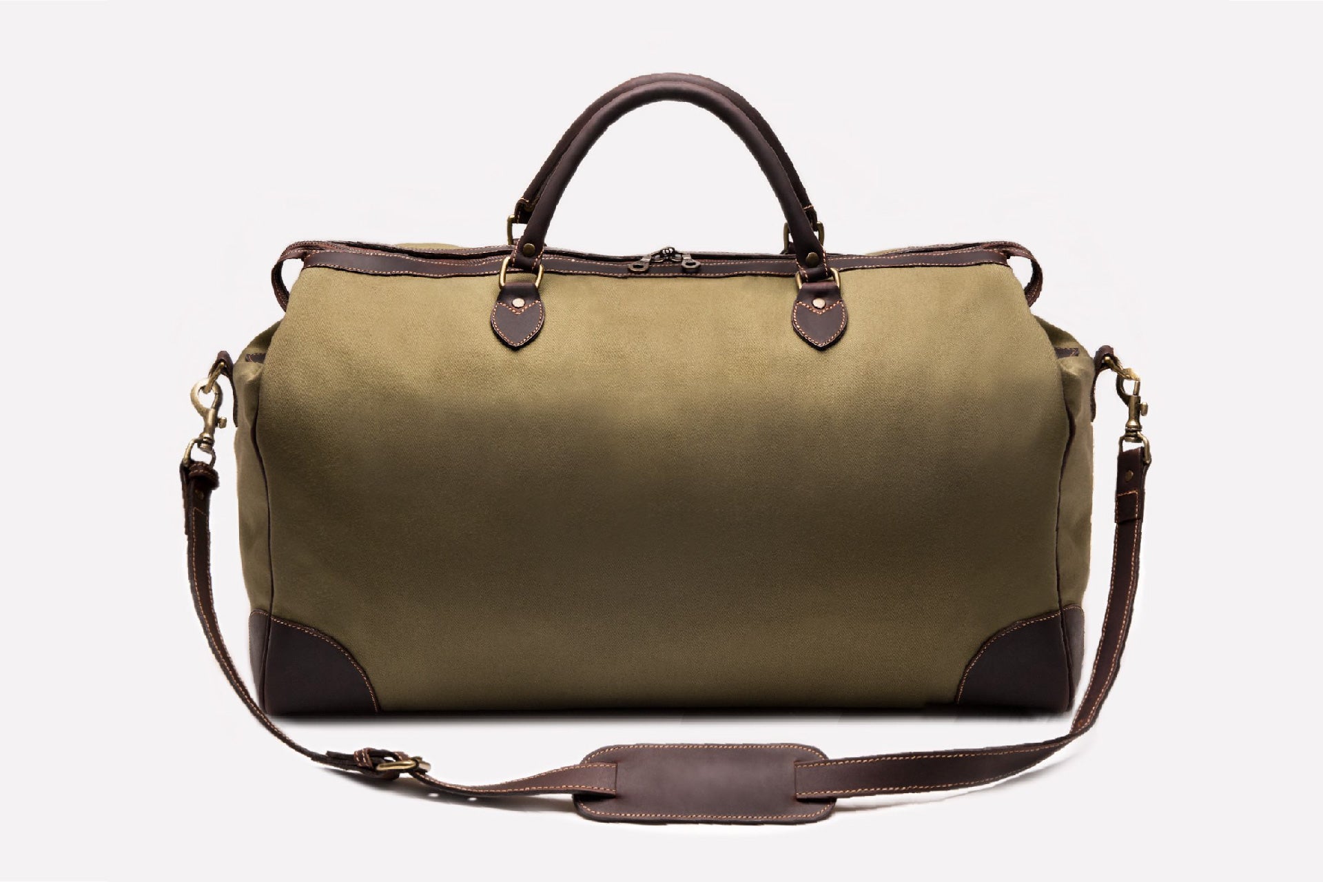 Pursuits Cotswold Weekend Bag-Ettinger-Luxvivendi #color_Ettinger-Olive/Havana