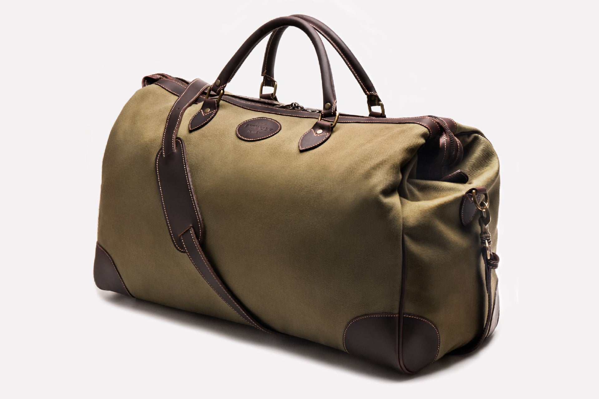 Pursuits Cotswold Weekend Bag-Ettinger-Luxvivendi #color_Ettinger-Olive/Havana