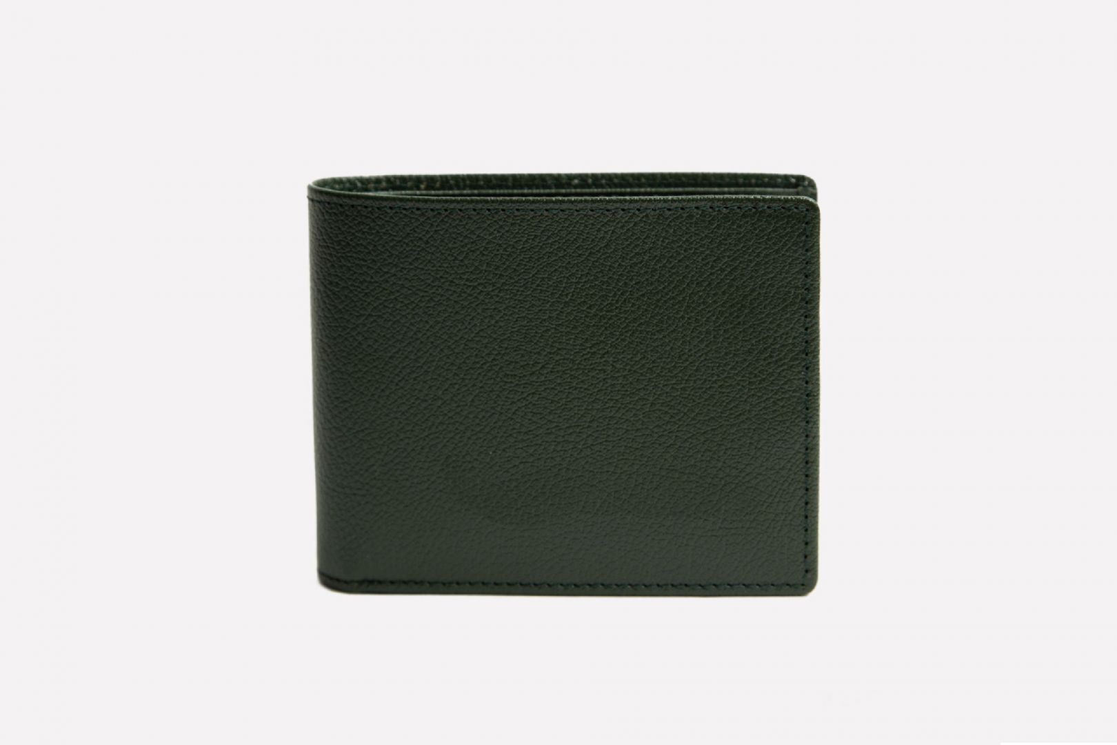 Capra Billfold Wallet with 3 Card Slots & Coin Purse-Ettinger-Luxvivendi #color_Ettinger-Forest Green