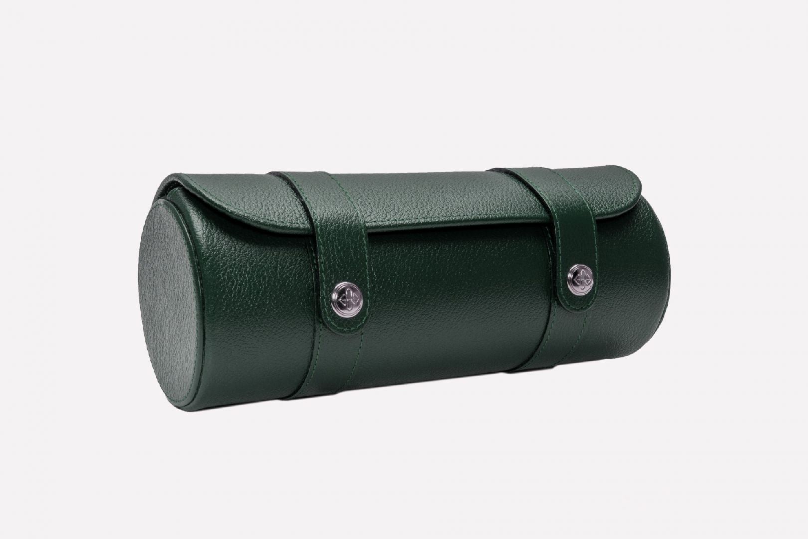 Capra Triple Watch Roll-Ettinger-Luxvivendi #color_Ettinger-Forest Green