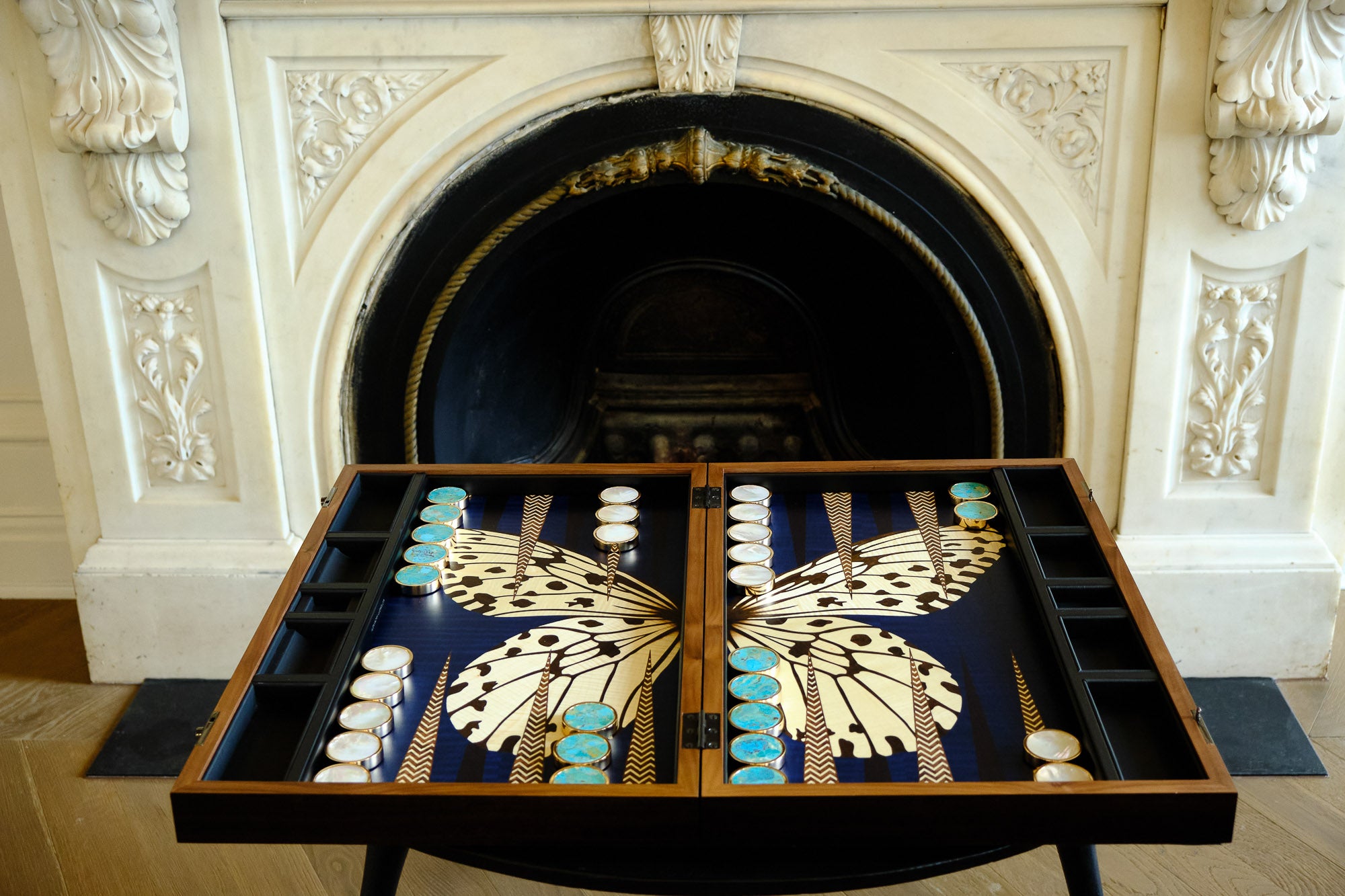 Backgammon Sets_ Butterfly 1 -Alexandra Llewellyn-Luxvivendi