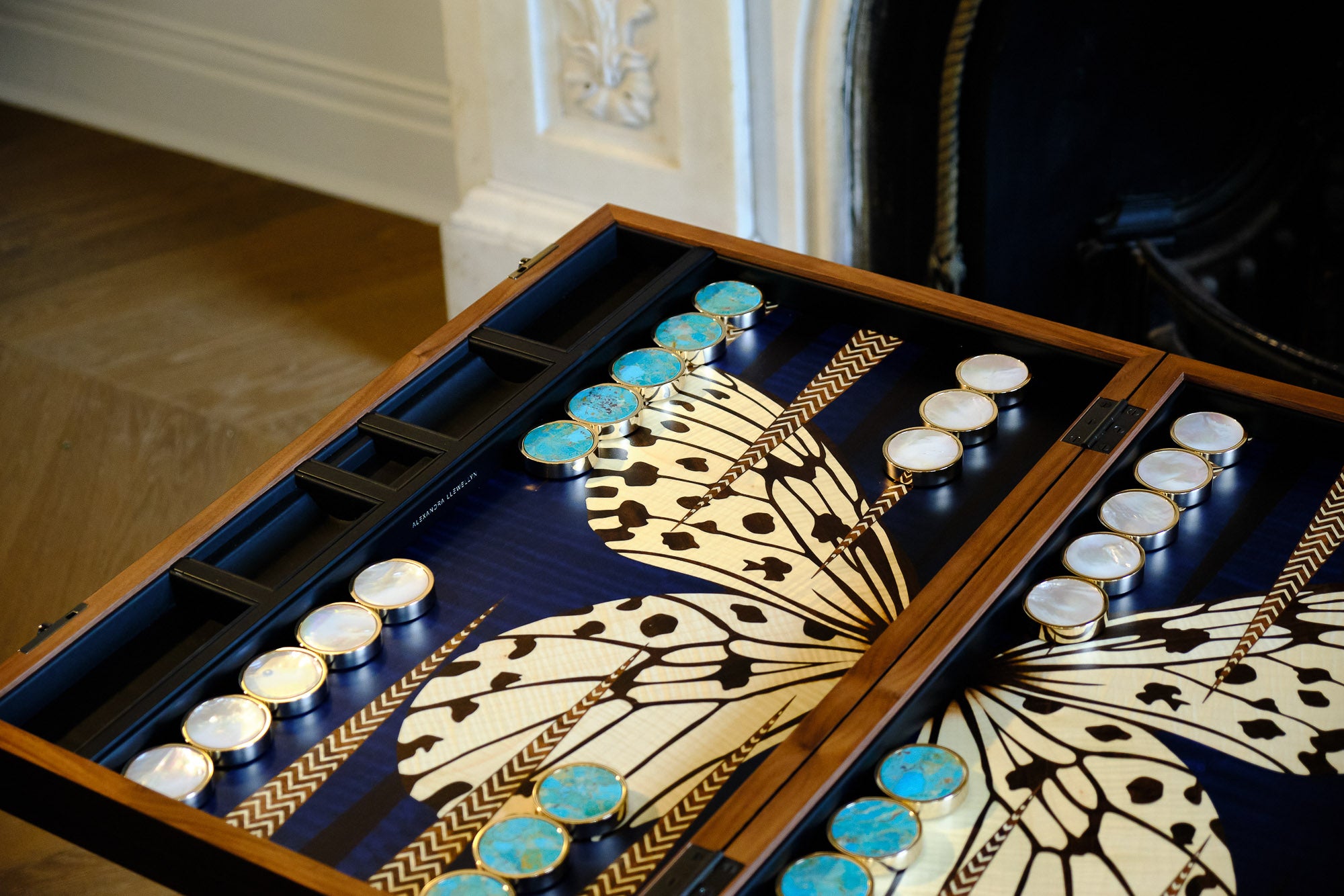 Backgammon Sets_ Butterfly 2 -Alexandra Llewellyn-Luxvivendi