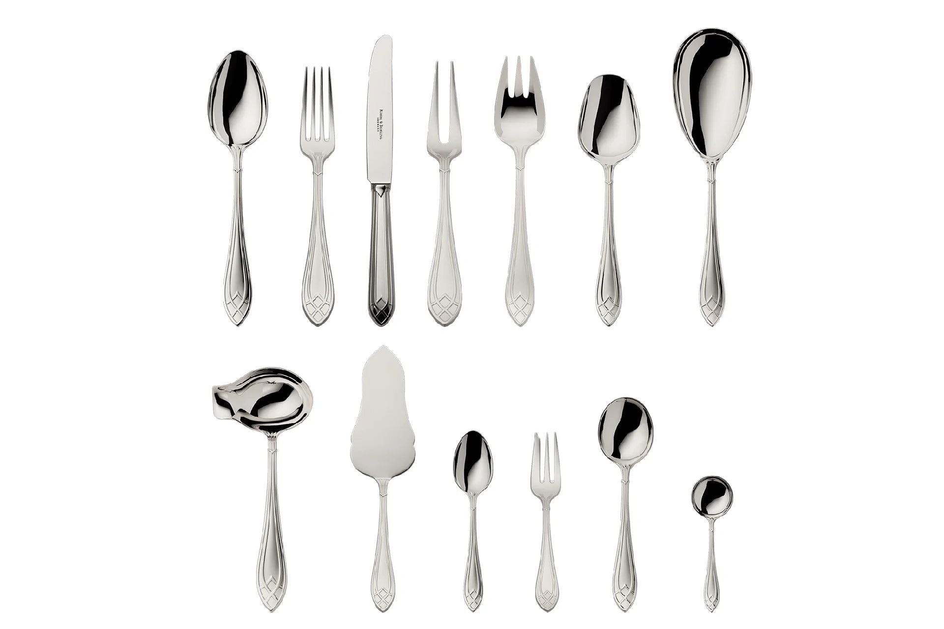 39-Piece Cutlery Set „Arcade“-Robbe & Berking-Luxvivendi