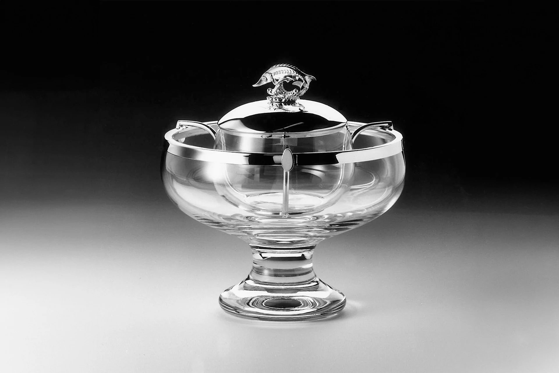 Crystal Caviar Bowl-Robbe & Berking-Luxvivendi