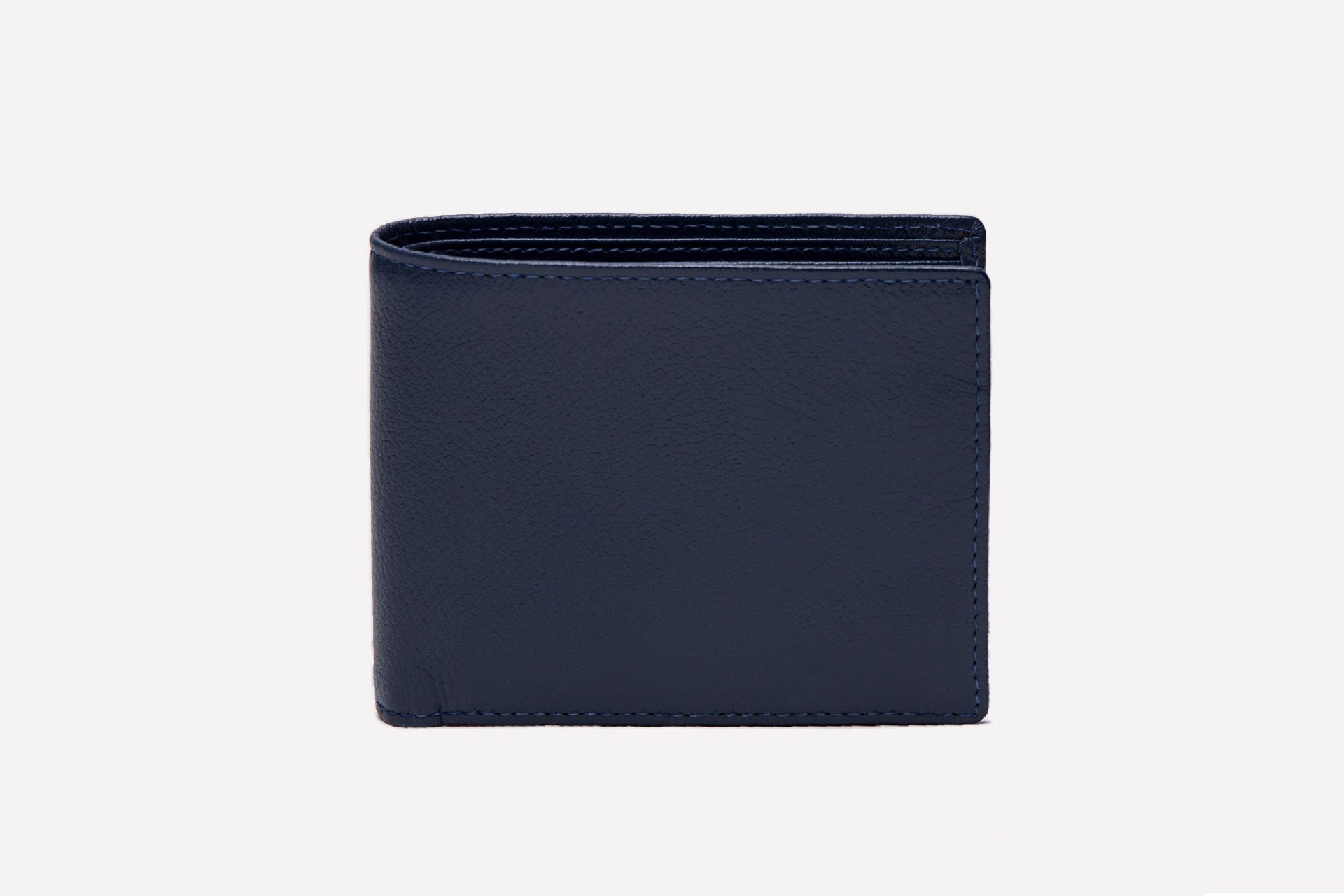 Capra Billfold Wallet with 3 Card Slots & Coin Purse-Ettinger-Luxvivendi #color_Ettinger-Marine Blue