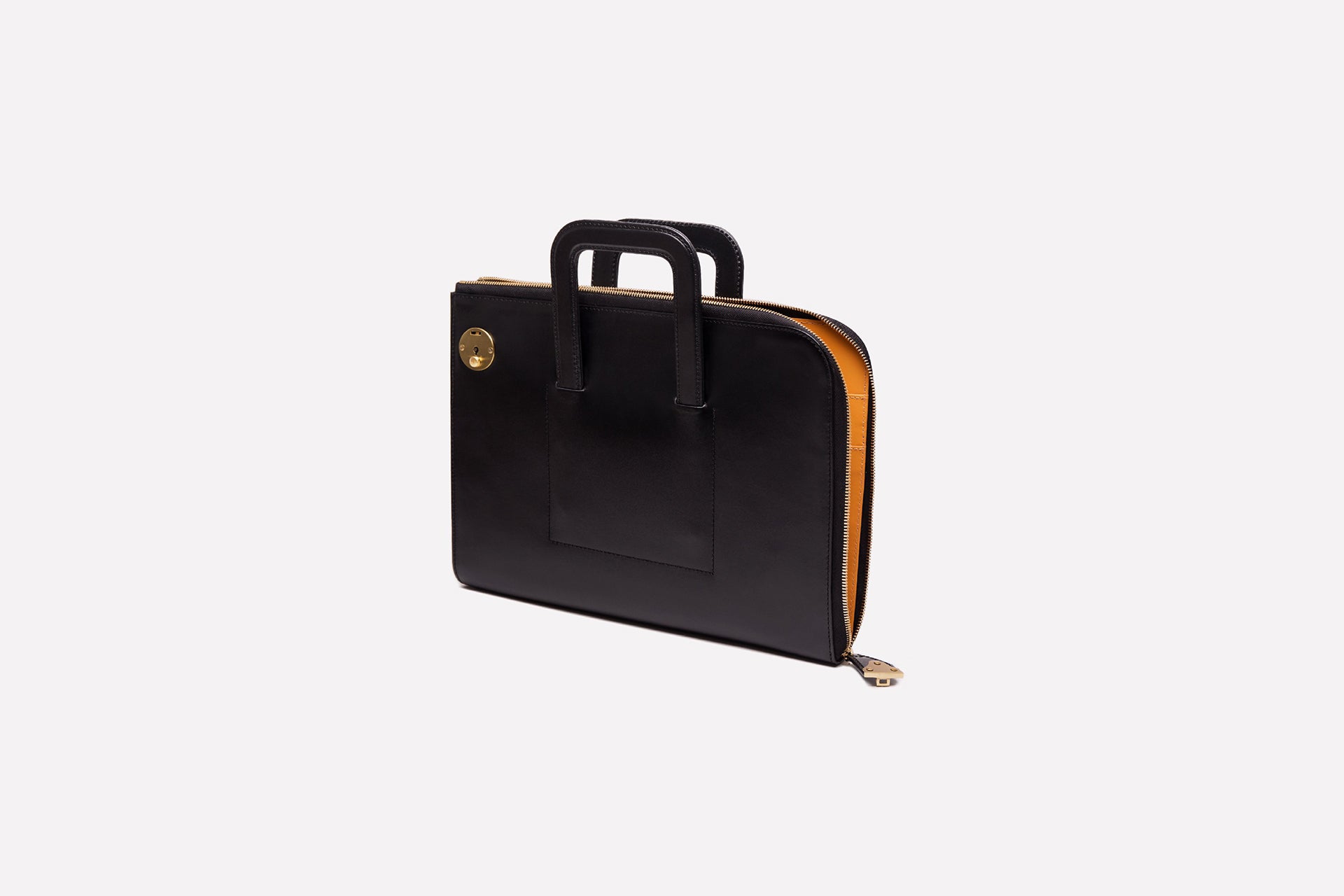 Metropolitan Bakerloo Portfolio Case-Ettinger-Luxvivendi #color_Ettinger-Black/London Tan