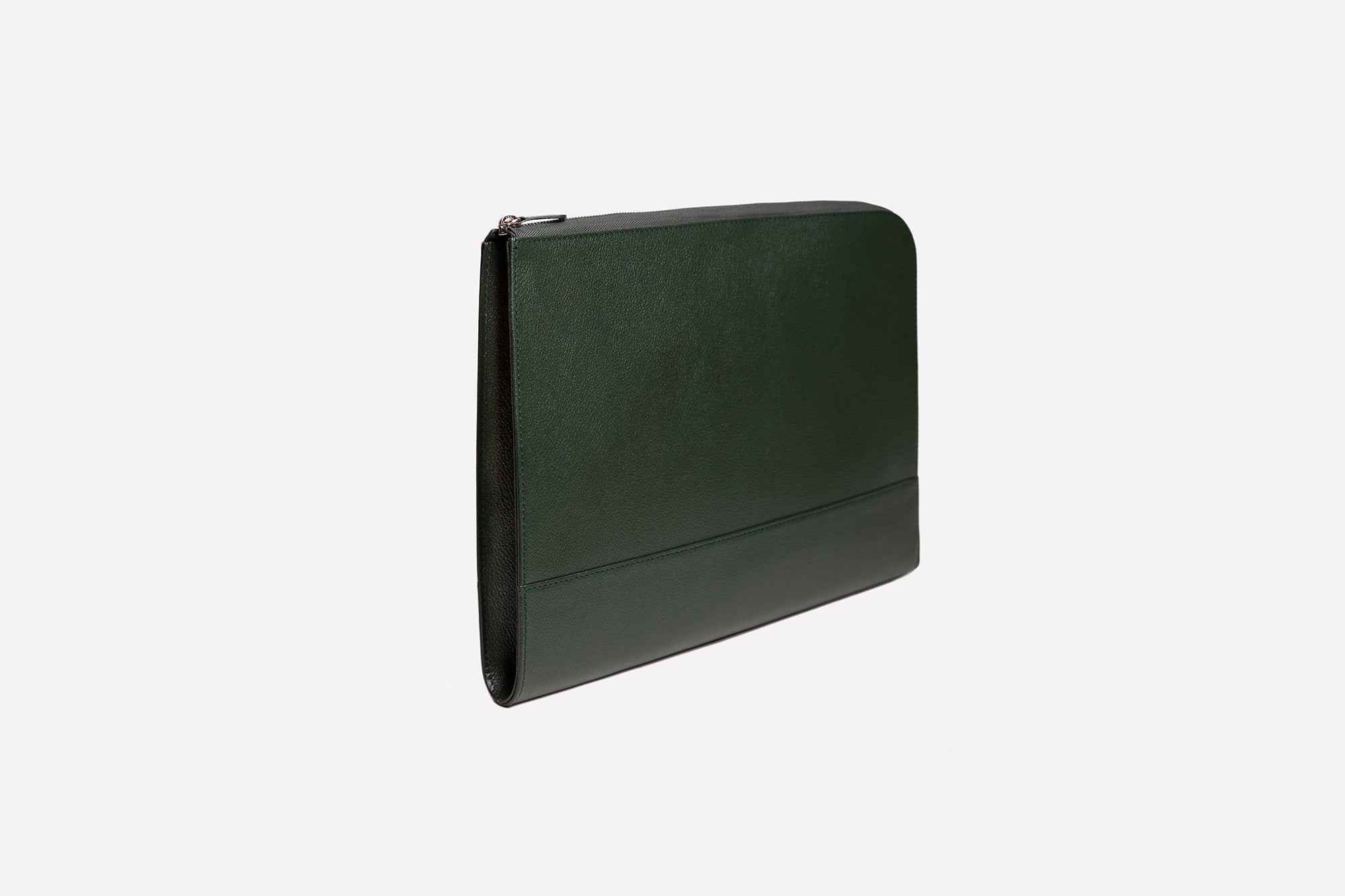 Capra Large Zip Portfolio-Ettinger-Luxvivendi #color_Ettinger-Forest Green