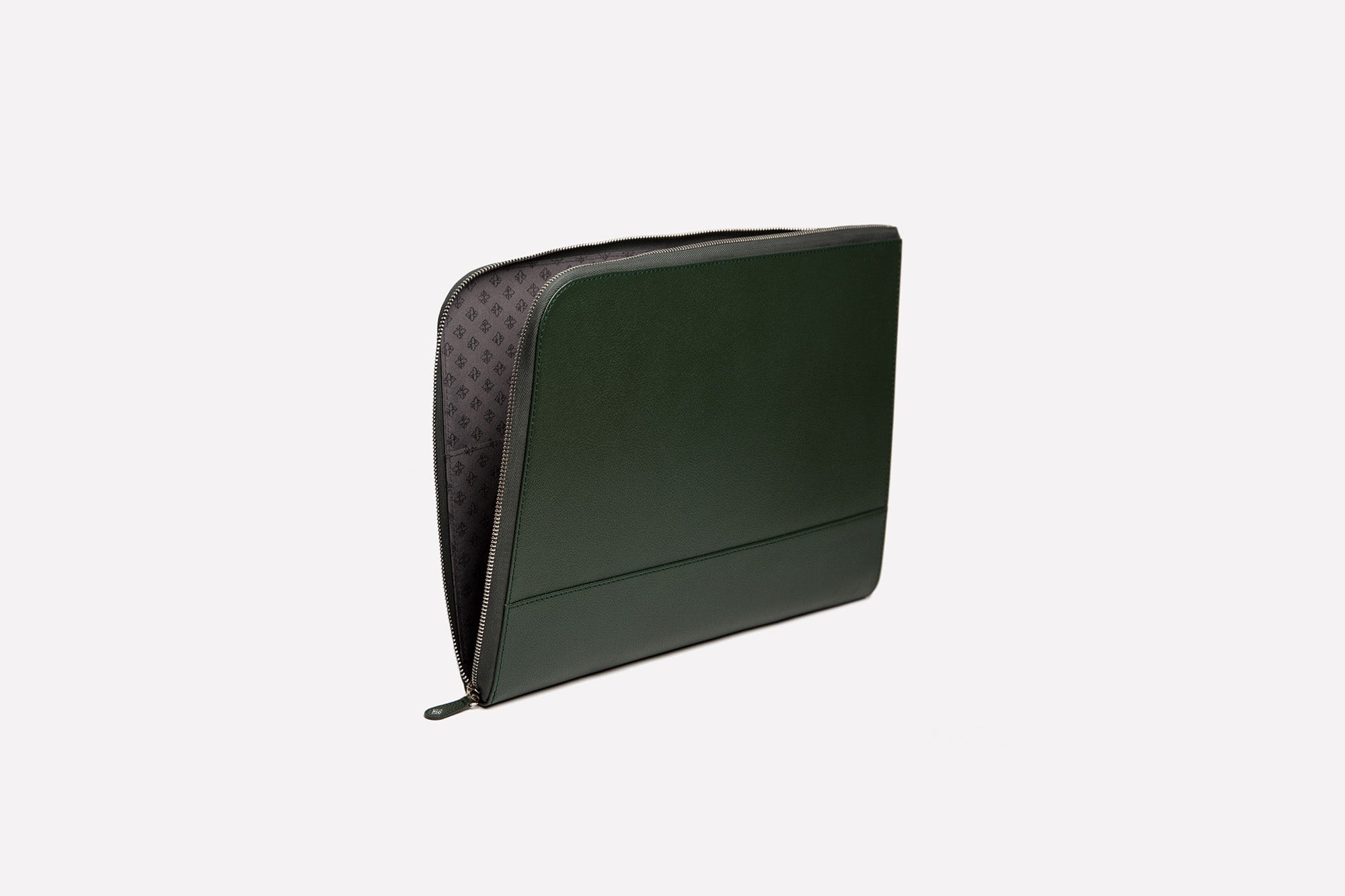 Capra Large Zip Portfolio-Ettinger-Luxvivendi #color_Ettinger-Forest Green