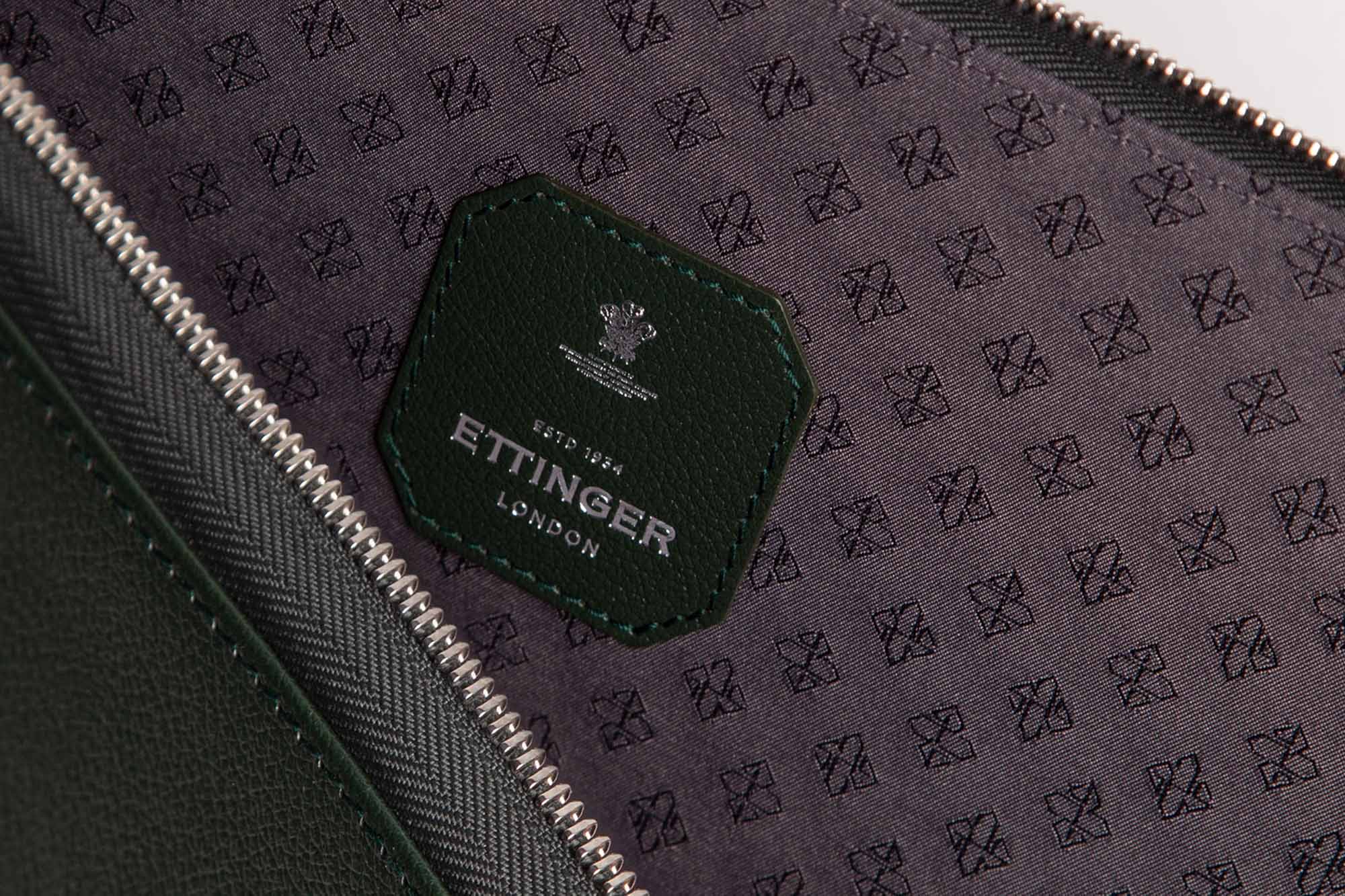 Capra Large Zip Portfolio-Ettinger-Luxvivendi #color_Ettinger-Forest Green
