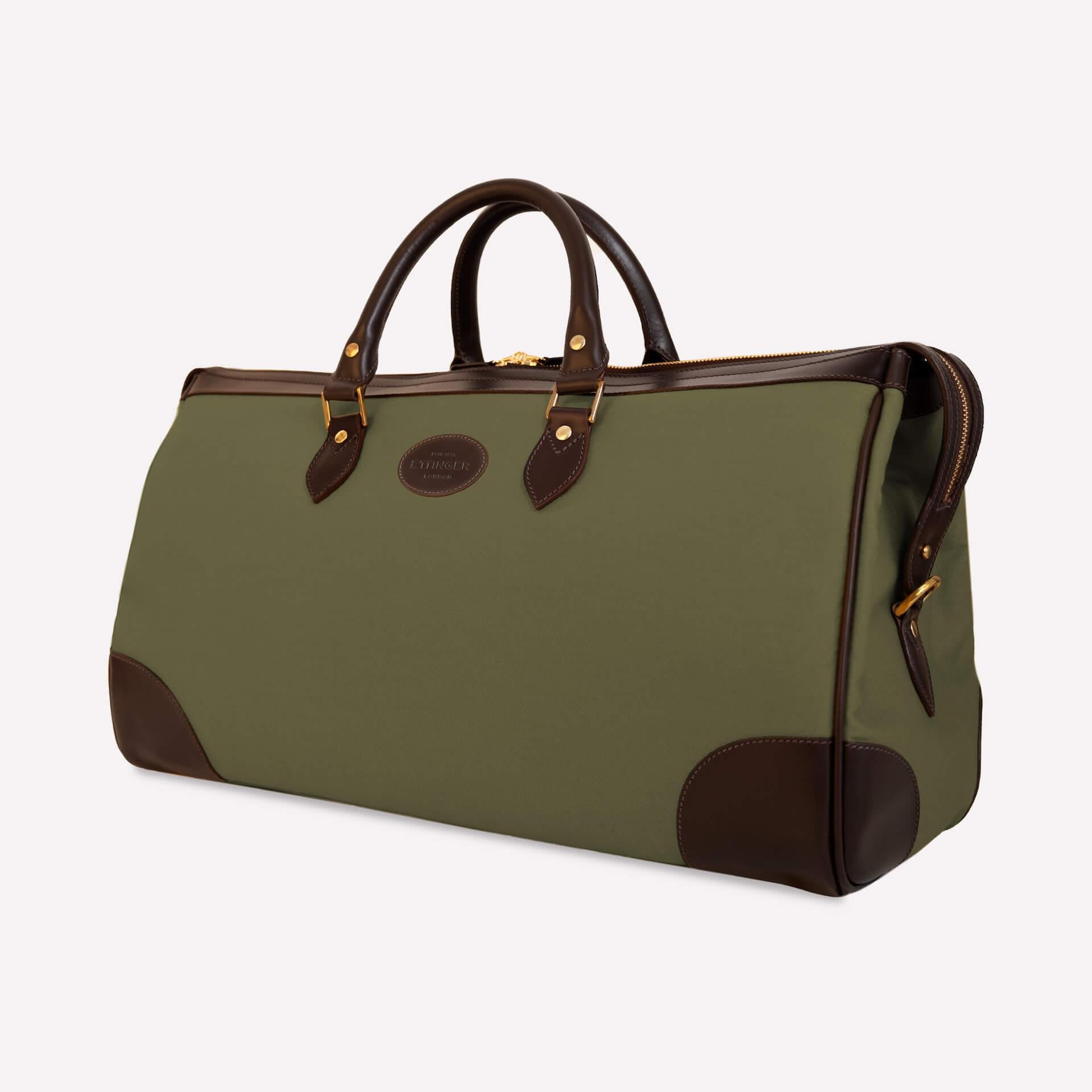 Pursuits Cotswold Weekend Bag-Ettinger-Luxvivendi #color_Ettinger-Olive/Havana