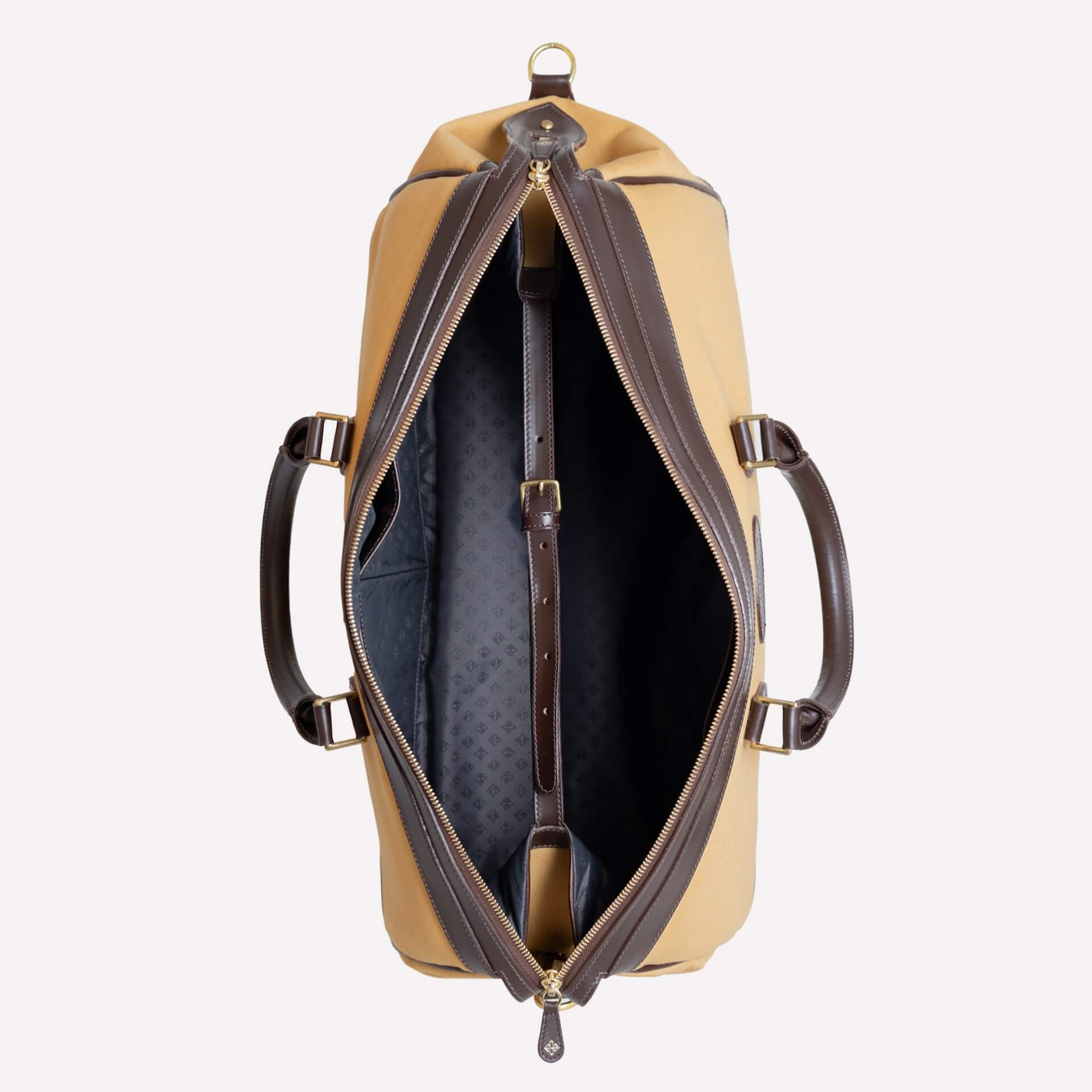 Pursuits Hurlingham Overnight Bag-Ettinger-Luxvivendi #color_Ettinger-Sand/Havana