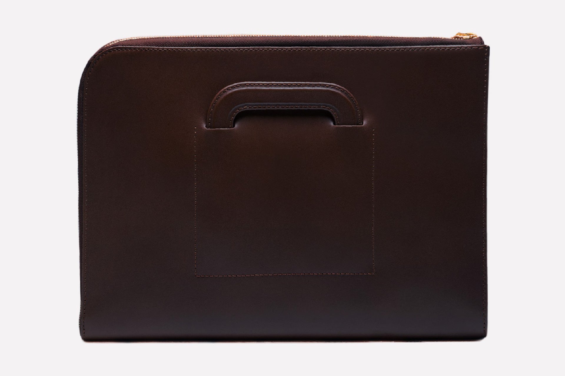 Metropolitan Bakerloo Portfolio Case-Ettinger-Luxvivendi #color_Ettinger-Dark Brown/London Tan