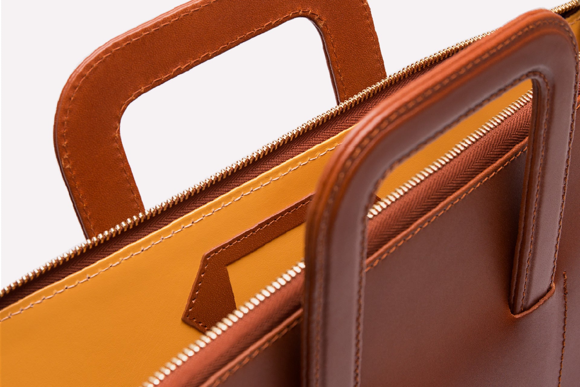 Metropolitan Bakerloo Portfolio Case-Ettinger-Luxvivendi #color_Ettinger-Dark Tan/London Tan