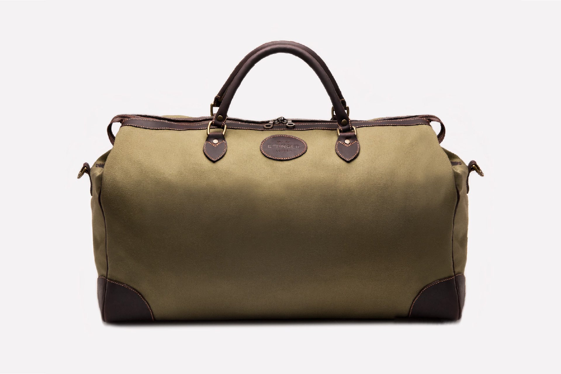 Pursuits Cotswold Weekend Bag-Ettinger-Luxvivendi #color_Ettinger-Olive/Havana