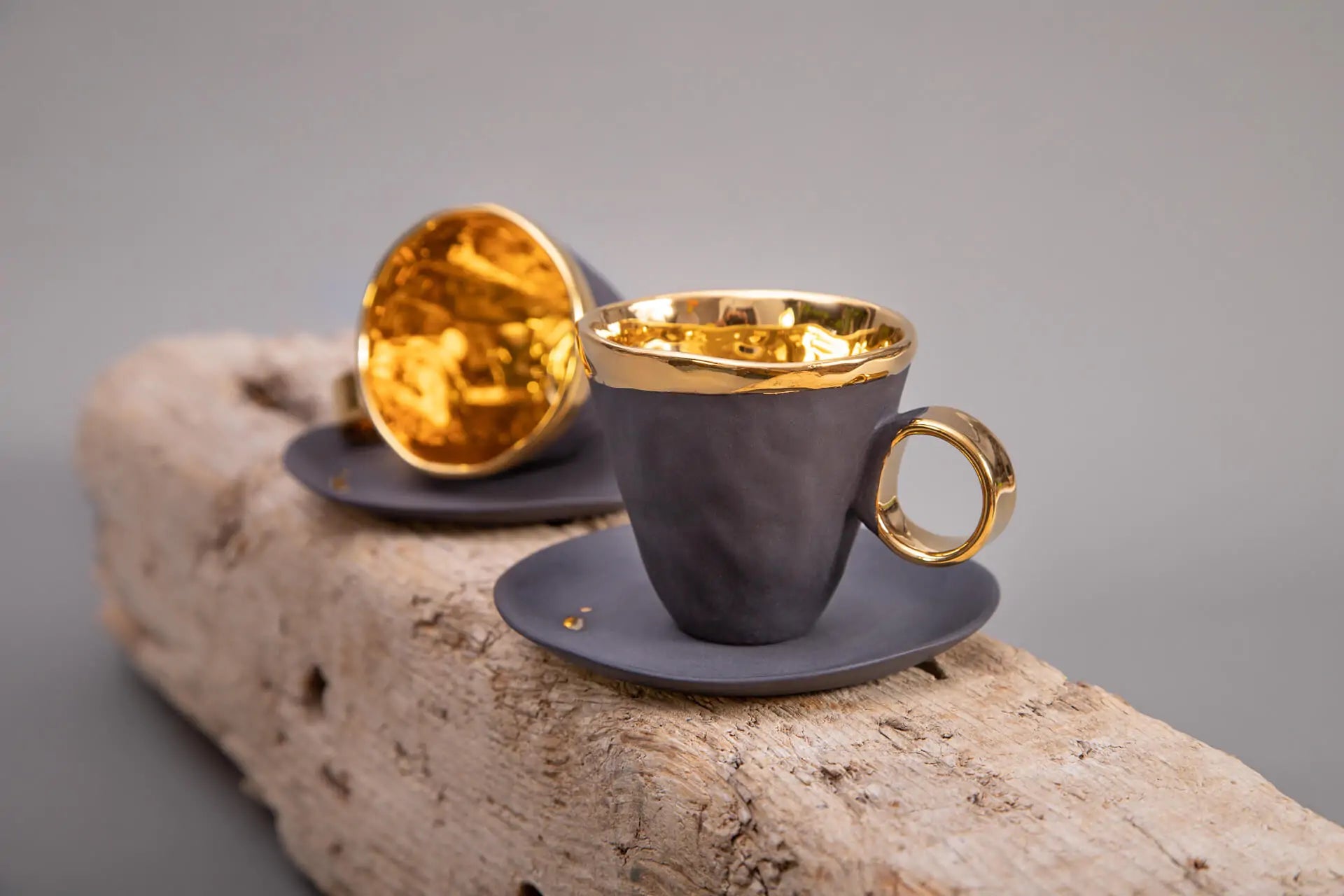 Porcelain Espresso Set “Prince”-Magdalena Konior-Luxvivendi